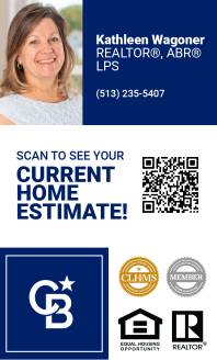 Kathleen Wagoner Realtor Advertisement, Scan to See Your Home Estimate!