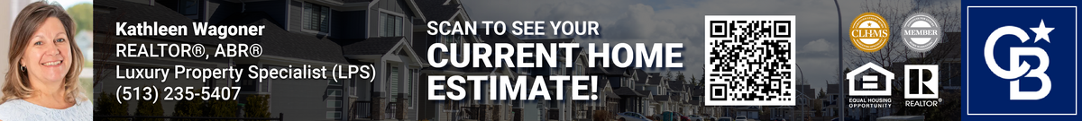 Kathleen Wagoner Realtor Advertisement, scan to see your current home estimate!