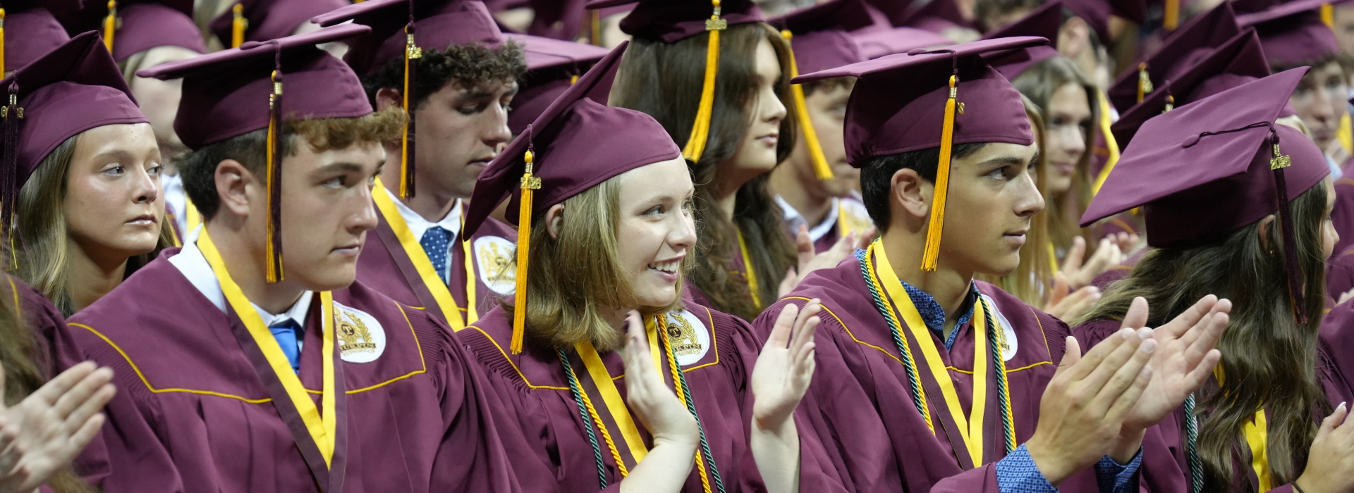 Turpin graduates clap during the 2026 ceremony