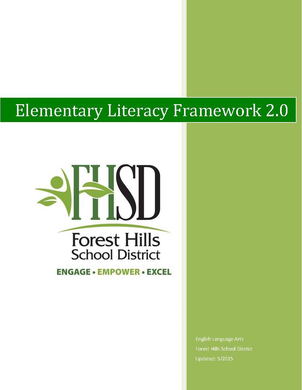 Subjects English Language Arts Forest Hills Schools